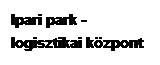Sz�vegdoboz: Ipari park -  logisztikai k�zpont